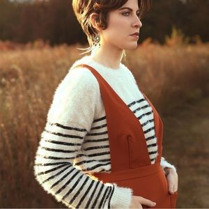 Forever 21 Burnt Orange Jumper Dress